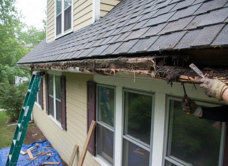 Wooden Gutter Repair